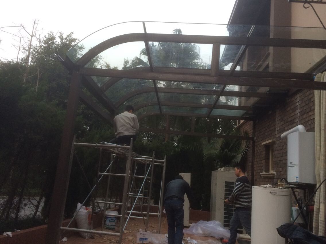 半山铝合金棚现场